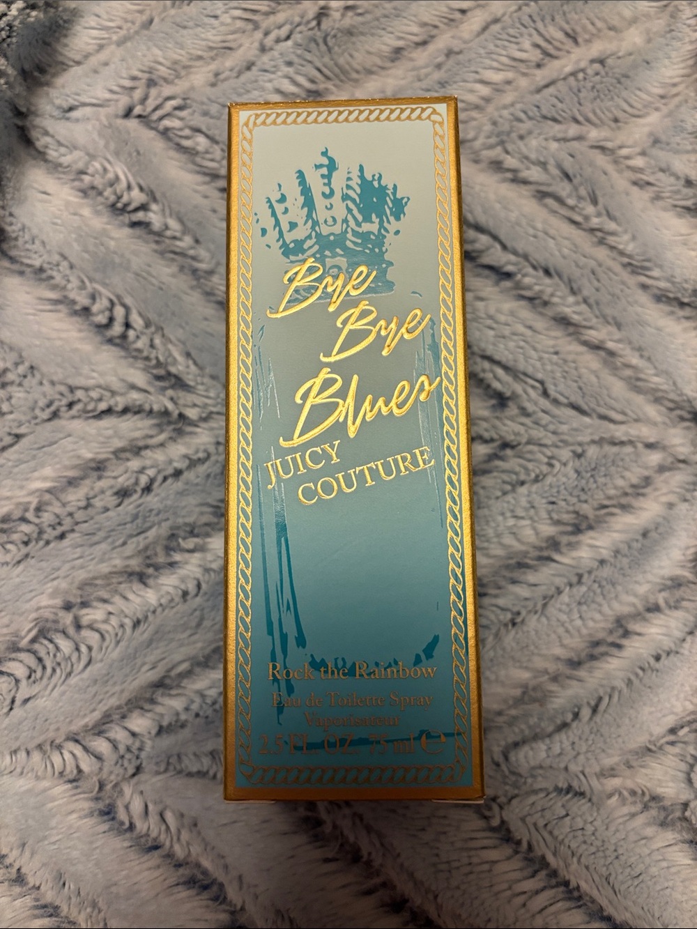Juicy Couture Bye Bye Blues Box in Turquoise and Gold